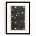 Abstract Electric Wall Art - Monochrome Dotted Pattern in Black and White