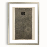 Electric Art Canvas - Intricate Monochrome Circular Dot Pattern Design