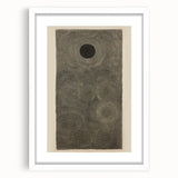 Electric Art Canvas - Intricate Monochrome Circular Dot Pattern Design