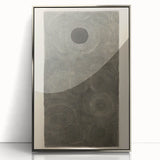Electric Art Canvas - Intricate Monochrome Circular Dot Pattern Design