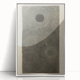 Electric Art Canvas - Intricate Monochrome Circular Dot Pattern Design