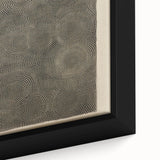 Electric Art Canvas - Intricate Monochrome Circular Dot Pattern Design