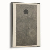 Electric Art Canvas - Intricate Monochrome Circular Dot Pattern Design