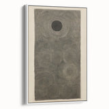 Electric Art Canvas - Intricate Monochrome Circular Dot Pattern Design