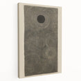 Electric Art Canvas - Intricate Monochrome Circular Dot Pattern Design