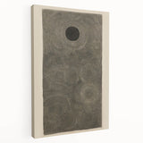 Electric Art Canvas - Intricate Monochrome Circular Dot Pattern Design