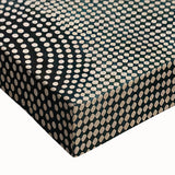 Abstract Electric Wall Art - Concentric Circular Dotted Pattern in Beige