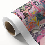 Electric Art Canvas - Vibrant Fantasy Jungle with Colorful Creatures