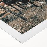 Farmhouse Wall Art: Country Horses in Rustic Landscape for Farmhouse Decor