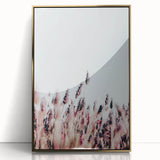 Farmhouse Wall Art: Rustic Lavender Field for Country Style Home Decor