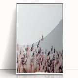 Farmhouse Wall Art: Rustic Lavender Field for Country Style Home Decor