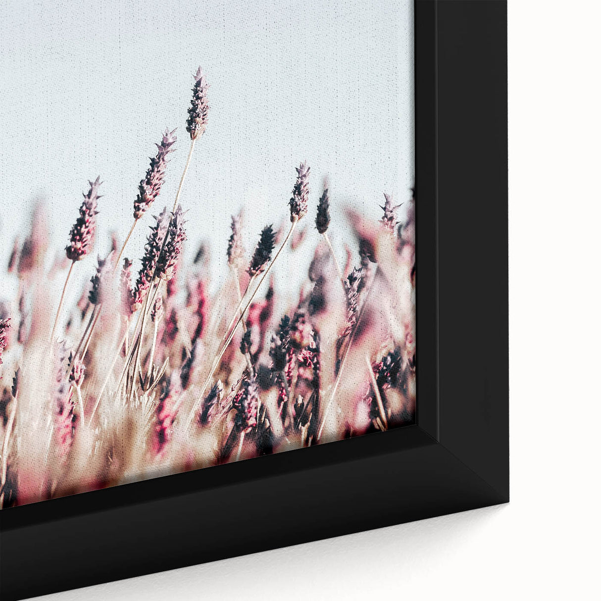 Farmhouse Wall Art: Rustic Lavender Field for Country Style Home Decor