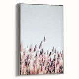 Farmhouse Wall Art: Rustic Lavender Field for Country Style Home Decor