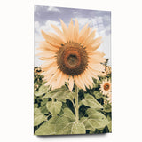 Rustic Farmhouse Decor - Sunflower Wall Art for Country Style Homes