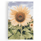 Rustic Farmhouse Decor - Sunflower Wall Art for Country Style Homes