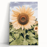Rustic Farmhouse Decor - Sunflower Wall Art for Country Style Homes