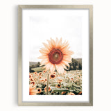 Farmhouse Wall Art Sunflower Print | Rustic Farmhouse Decor for Country Living