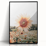 Farmhouse Wall Art Sunflower Print | Rustic Farmhouse Decor for Country Living
