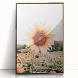 Farmhouse Wall Art Sunflower Print | Rustic Farmhouse Decor for Country Living