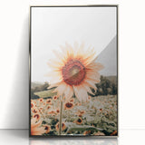 Farmhouse Wall Art Sunflower Print | Rustic Farmhouse Decor for Country Living