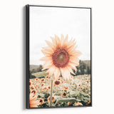 Farmhouse Wall Art Sunflower Print | Rustic Farmhouse Decor for Country Living