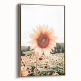 Farmhouse Wall Art Sunflower Print | Rustic Farmhouse Decor for Country Living