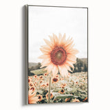 Farmhouse Wall Art Sunflower Print | Rustic Farmhouse Decor for Country Living