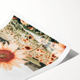 Farmhouse Wall Art Sunflower Print | Rustic Farmhouse Decor for Country Living