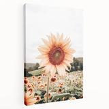 Farmhouse Wall Art Sunflower Print | Rustic Farmhouse Decor for Country Living