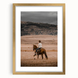 Rustic Cowboy Horseback Farmhouse Wall Art – Country Style Decor