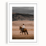 Rustic Cowboy Horseback Farmhouse Wall Art – Country Style Decor