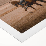 Rustic Cowboy Horseback Farmhouse Wall Art – Country Style Decor