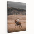 Rustic Cowboy Horseback Farmhouse Wall Art – Country Style Decor