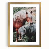 Rustic Horses Farmhouse Wall Art – Country Style Animal Decor