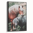 Rustic Horses Farmhouse Wall Art – Country Style Animal Decor