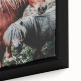 Rustic Horses Farmhouse Wall Art – Country Style Animal Decor