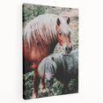Rustic Horses Farmhouse Wall Art – Country Style Animal Decor