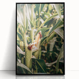 Farmhouse Wall Art Corn Stalk Print | Rustic Farmhouse Country Decor