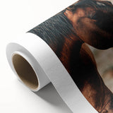 Rustic Horse Close-Up Farmhouse Wall Art – Country Style Decor