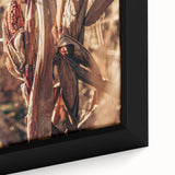 Farmhouse Wall Art Dried Cornfield Print | Rustic Country Harvest Decor