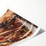 Farmhouse Wall Art Dried Cornfield Print | Rustic Country Harvest Decor