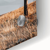 Rustic Fence Posts in Field Farmhouse Wall Art – Country Style Decor