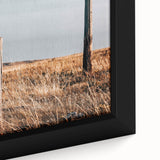 Rustic Fence Posts in Field Farmhouse Wall Art – Country Style Decor