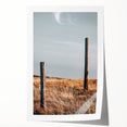 Rustic Fence Posts in Field Farmhouse Wall Art – Country Style Decor