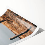 Rustic Fence Posts in Field Farmhouse Wall Art – Country Style Decor