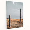 Rustic Fence Posts in Field Farmhouse Wall Art – Country Style Decor