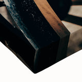 Rustic Wagon Wheel Close-Up Farmhouse Wall Art – Country Style Decor