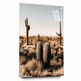 Rustic Farmhouse Wall Art - Desert Cacti Landscape | Country Style Decor