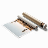 Rustic Farmhouse Wall Art - Desert Cacti Landscape | Country Style Decor