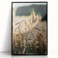 Rustic Farmhouse Decor of Wheat and Daisies – Country Style Wall Art